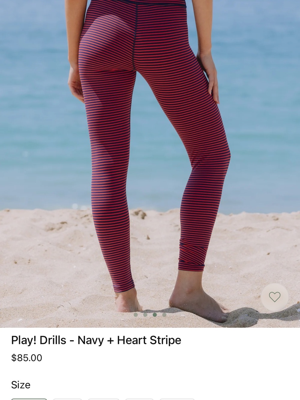 ISO Daily Drills Red Stripe Leggings SIZE SMALL AND MATCHING SMALL TANK